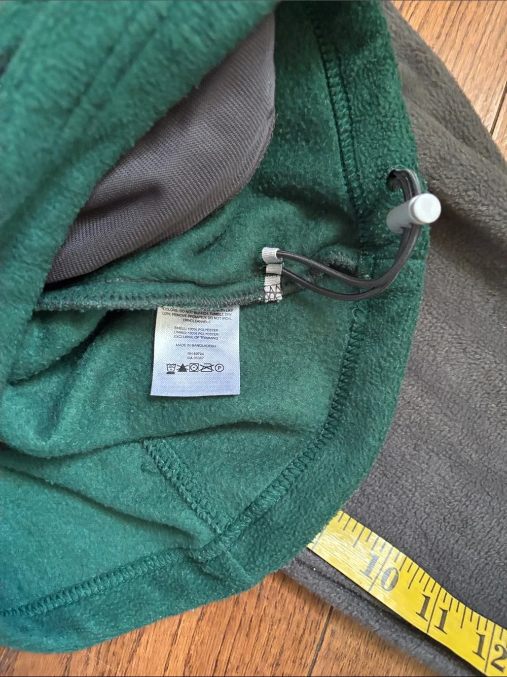 Columbia Men's Green and Gray Full-Zip Fleece Jacket size 2X High neck warm cozy
